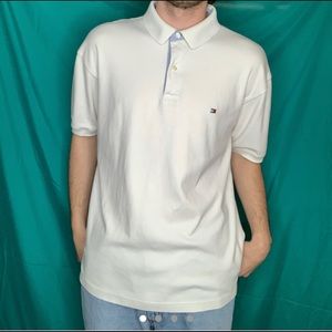 Tommy Hilfiger all white polo